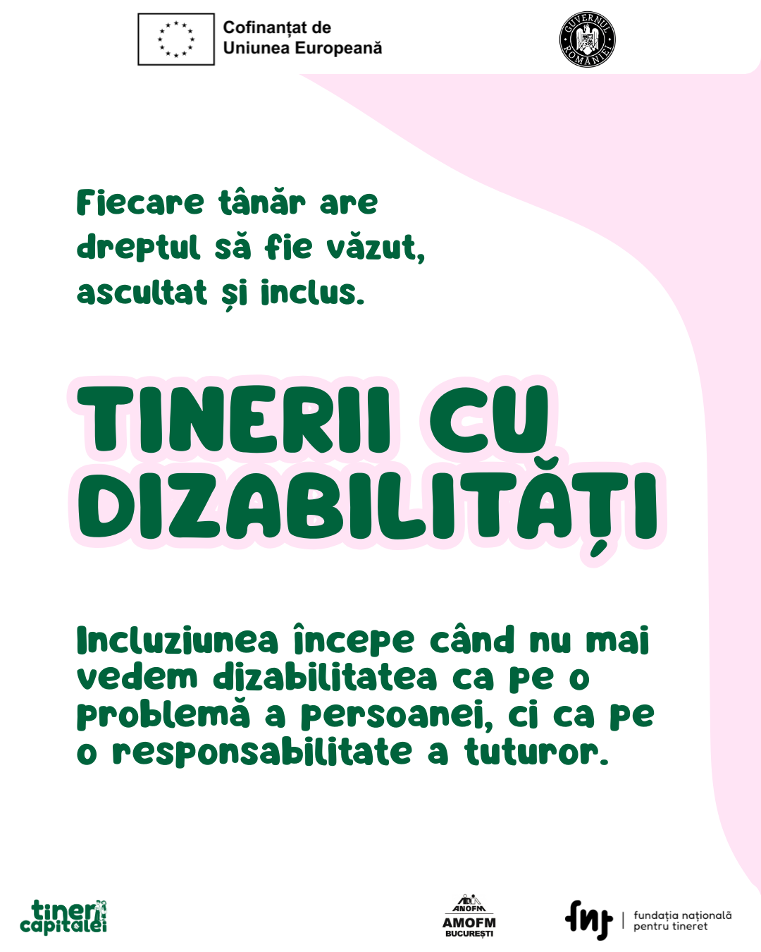 Dizabilitatea nu e despre persoană, e despre barierele din jurul ei
